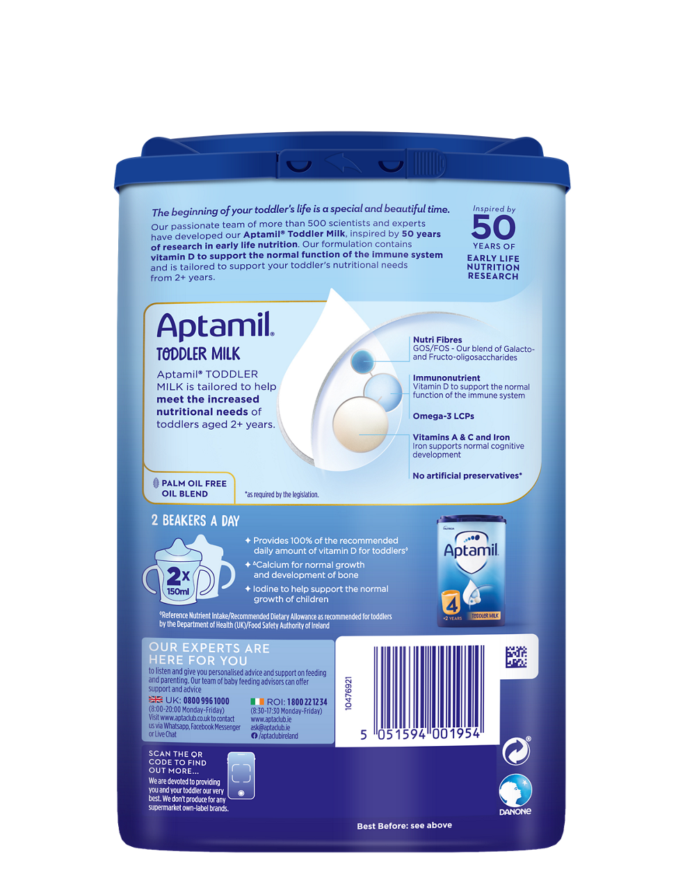Nutricia Aptamil Toddler Milk (800G) - Stage 4