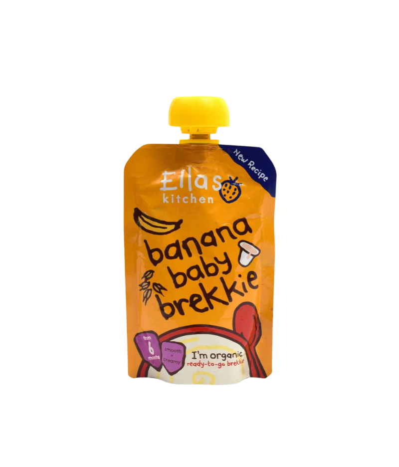Ella'S Kitchen Banana Baby Brekkie Super Smooth Purees For Babies