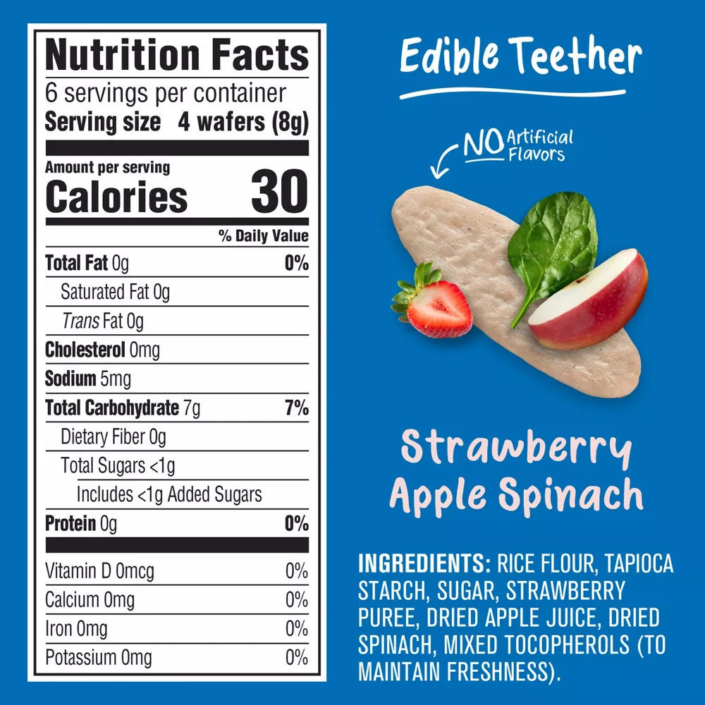 Gerber Snacks Teethers - Strawberry Apple Spinach