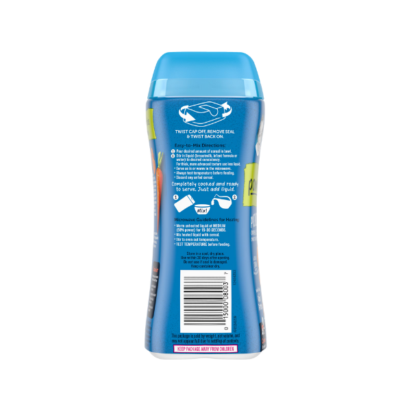 Gerber Power Blend Probiotic Cereal For Babies Oatmeal - Oatmeal, Lentil, Carrot & Apple