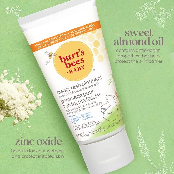 Burt'S Bees Baby Diaper Rash Ointment - 85 Gram